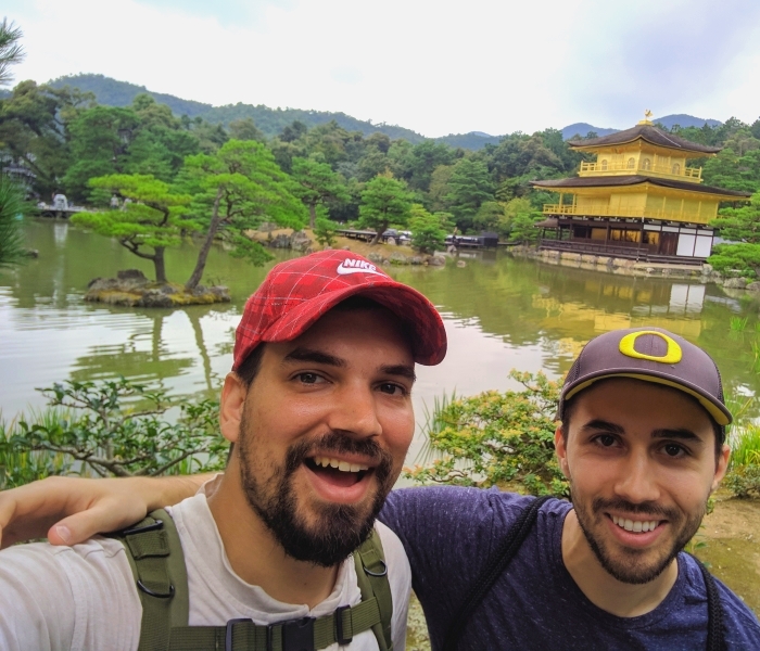 Image of Rett and Taylor in Kyoto